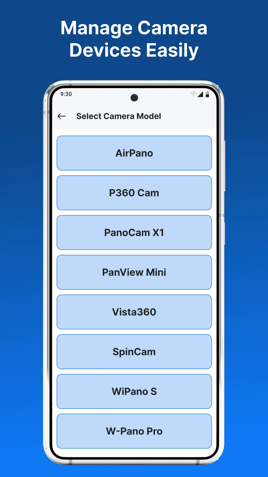 Wifi Panorama Camera App screenshot